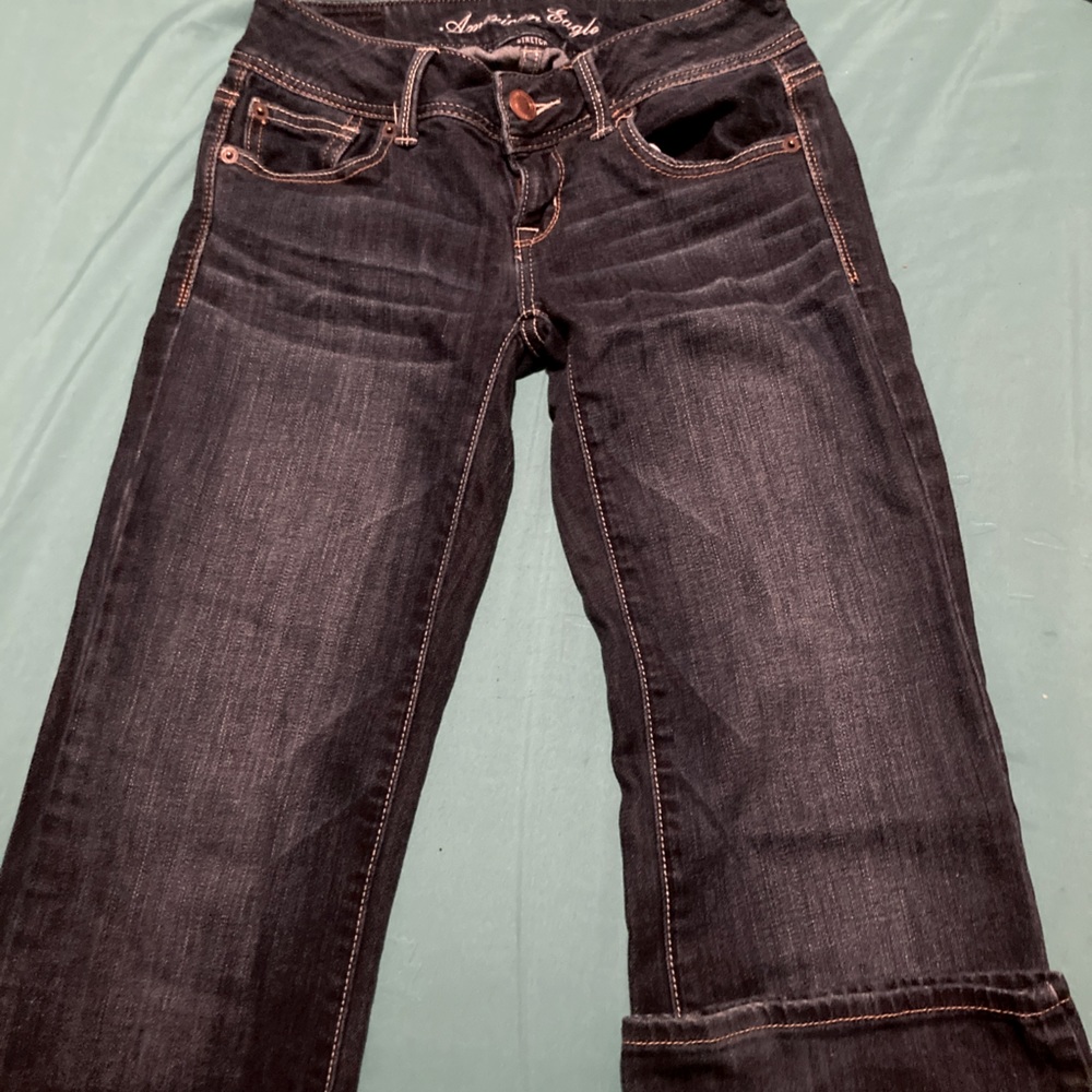 Dark American eagle darkwash jeans